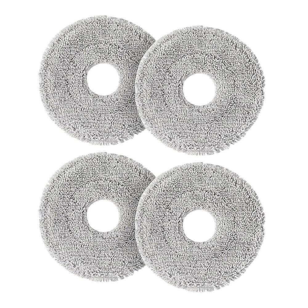 JUNSUNMAY 4pcs Washable Mop Pads Replacement for Dreame L60 Ultra / L50 Ultra / L40 Ultra / X50 Ultra / X30 Ultra / D30 Ultra - Shopkiz.com