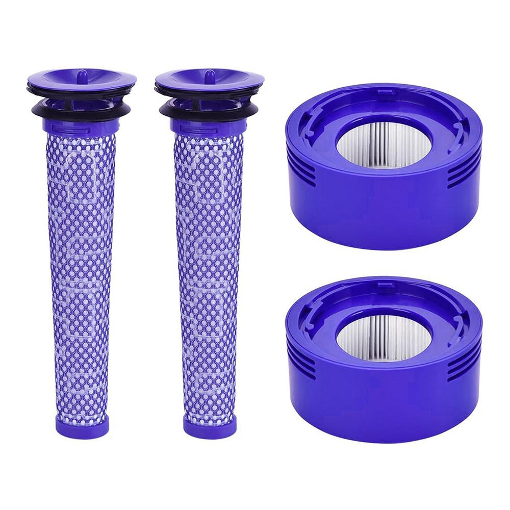 4 in 1 JUNSUNMAY Post & Pre Filters Replacements for Dyson V8 / V7 Vacuum - Shopkiz.com