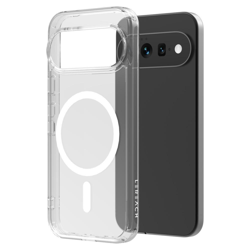 For Google Pixel 11 LeReach TOC Clear Series Dual-Composite Armor TPU + Acrylic Shockproof Magnetic Phone Case(Transparent) - Shopkiz.com