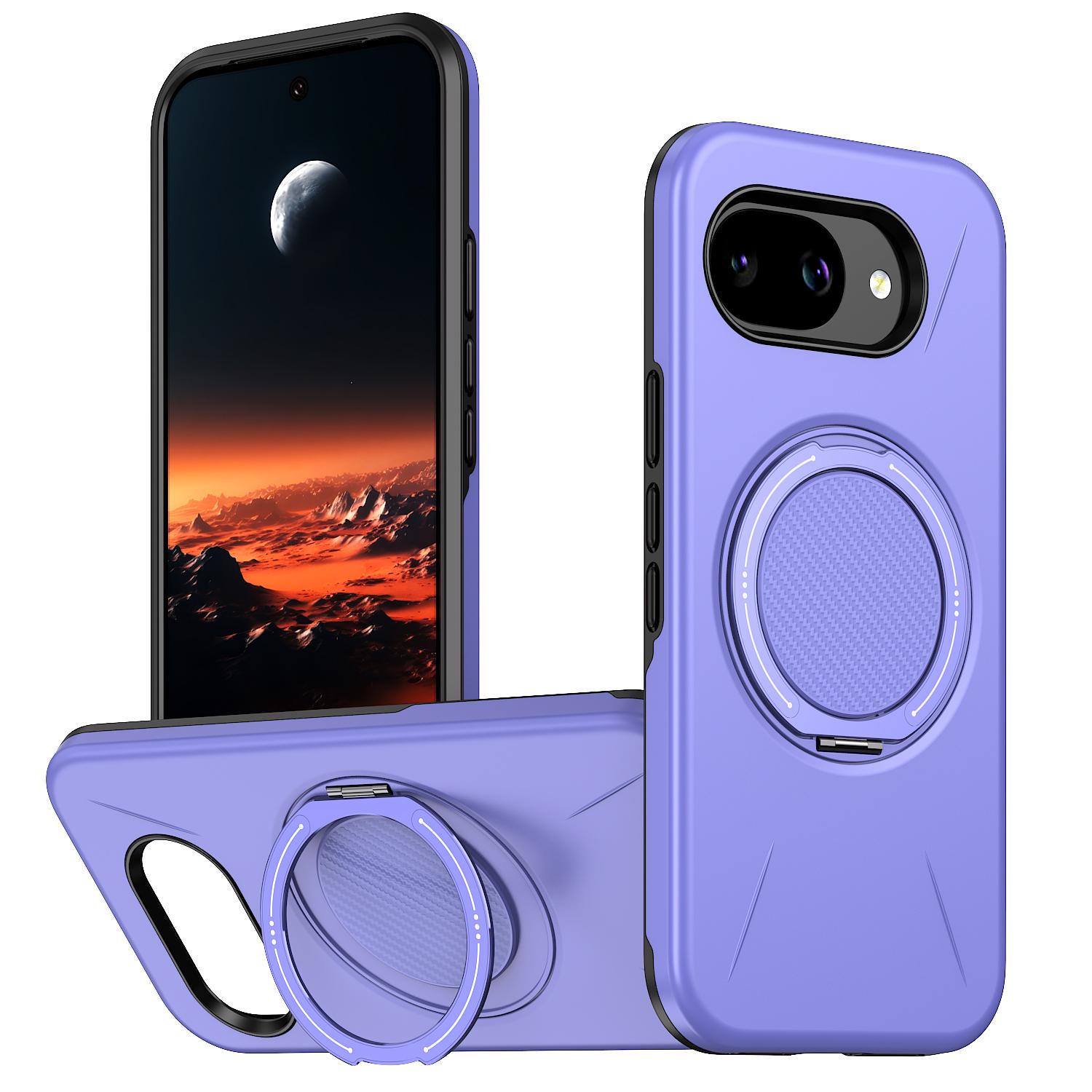 For Google Pixel 10a Kalebol Magnetic MagSafe Rotation Holder PC Phone Case(Lilac) - Shopkiz.com