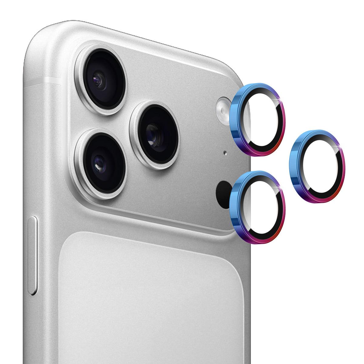 For iPhone 18 Pro / 18 Pro Max ENKAY AR Anti-reflection Individual Diamond Ring Camera Lens Glass Full Film(Colorful) - Shopkiz.com