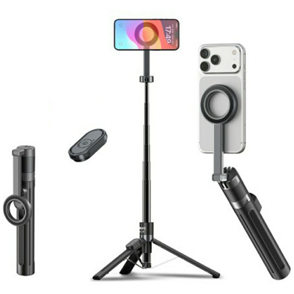 JMARY KT-279 1.54m Selfie Stick Aluminum Alloy Extendable Tripod with Remote Control for Vlog Live Streaming - Shopkiz.com