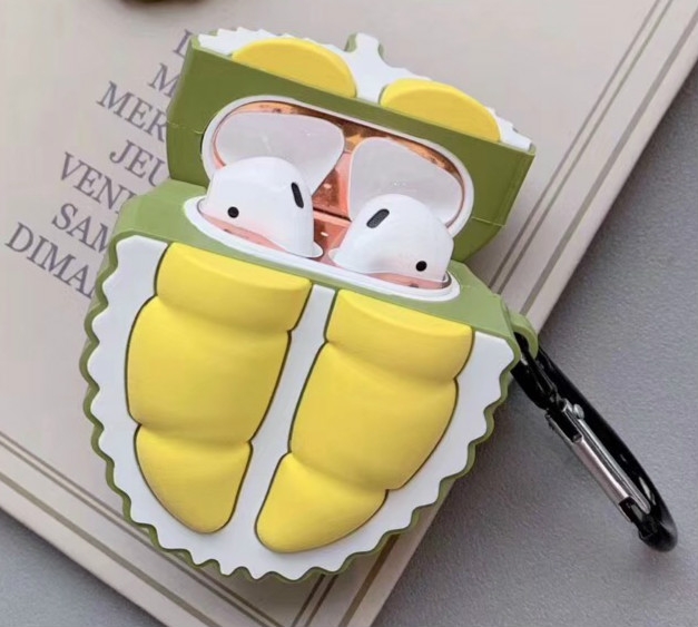 For Apple AirPods 1/2 Generation Universal Wreless Durian Shaped Bluetooth Headphone Holder - Shopkiz.com