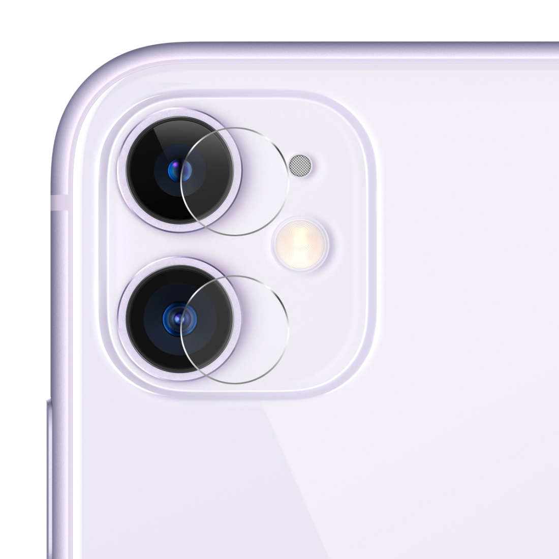 For iPhone 11ENKAY Hat-Prince 0.2mm 9H 2.15D Round Edge Rear Camera Lens Tempered Glass Film - Shopkiz.com