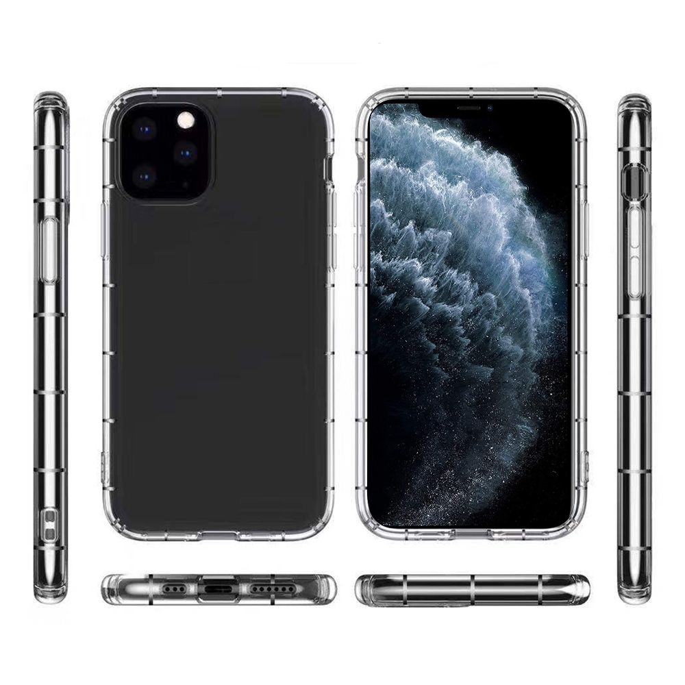For iPhone 11 Pro Four-Side Air Pressure Drop-Proof Thick Transparent TPU Phone Case(Transparent) - Shopkiz.com