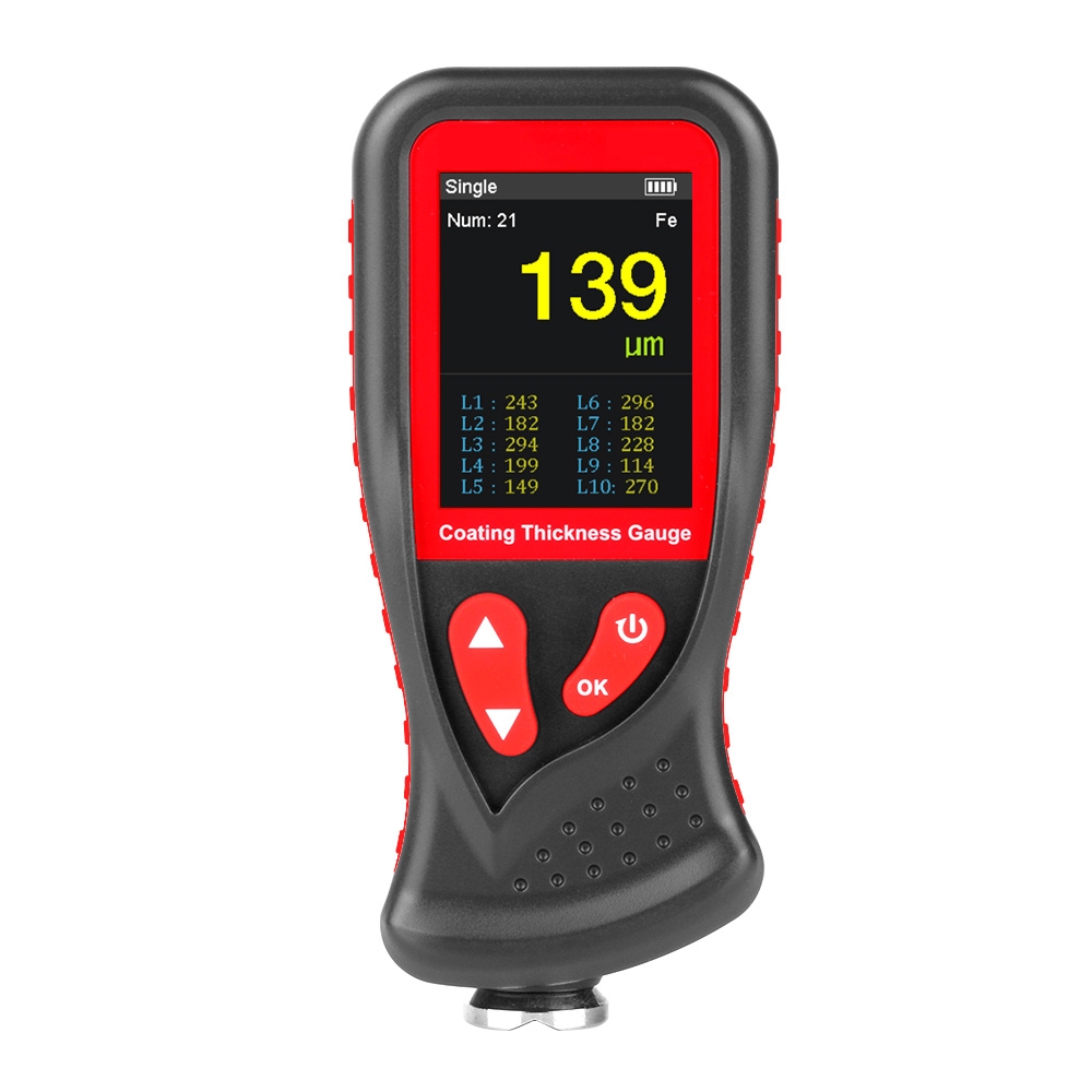 GT230 Thickness Gauges Paint Coating Thickness Gauge Car Film Digital Thickness Gauge Tester Rechargeable Thickness Gauge - Shopkiz.com