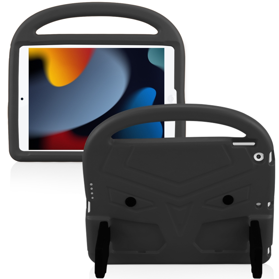 For iPad 10.2 Sparrow Style EVA Material Children Shockproof Casing Shell(Black) - Shopkiz.com