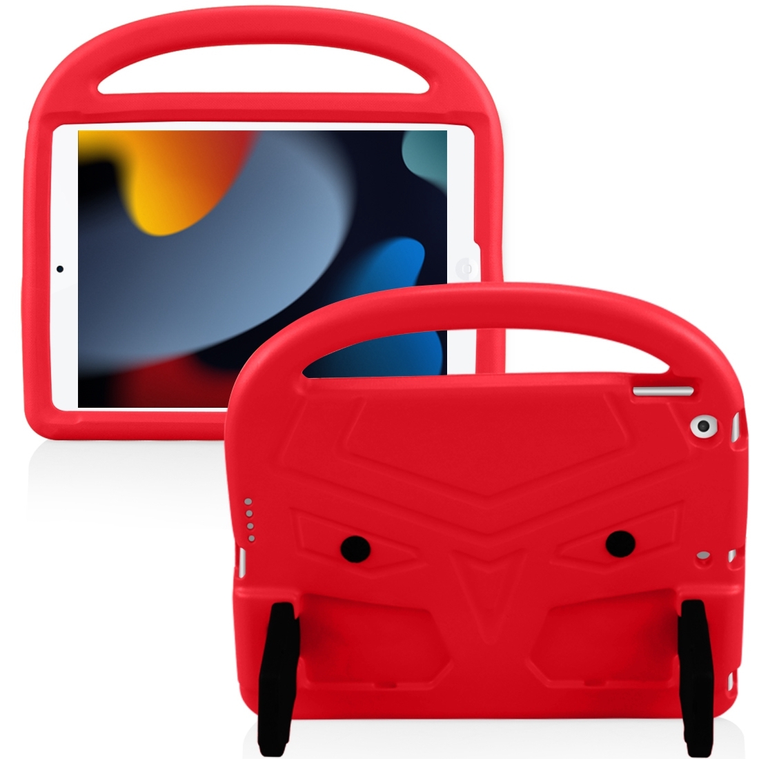 For iPad 10.2 Sparrow Style EVA Material Children Shockproof Casing Shell(Red) - Shopkiz.com