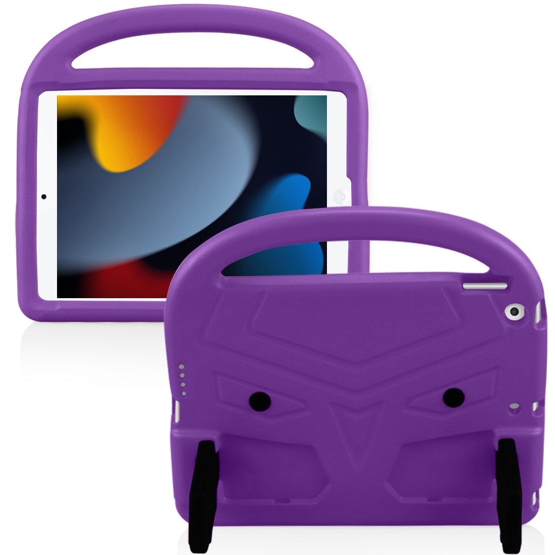 For iPad 10.2 Sparrow Style EVA Material Children Shockproof Casing Shell(Purple) - Shopkiz.com