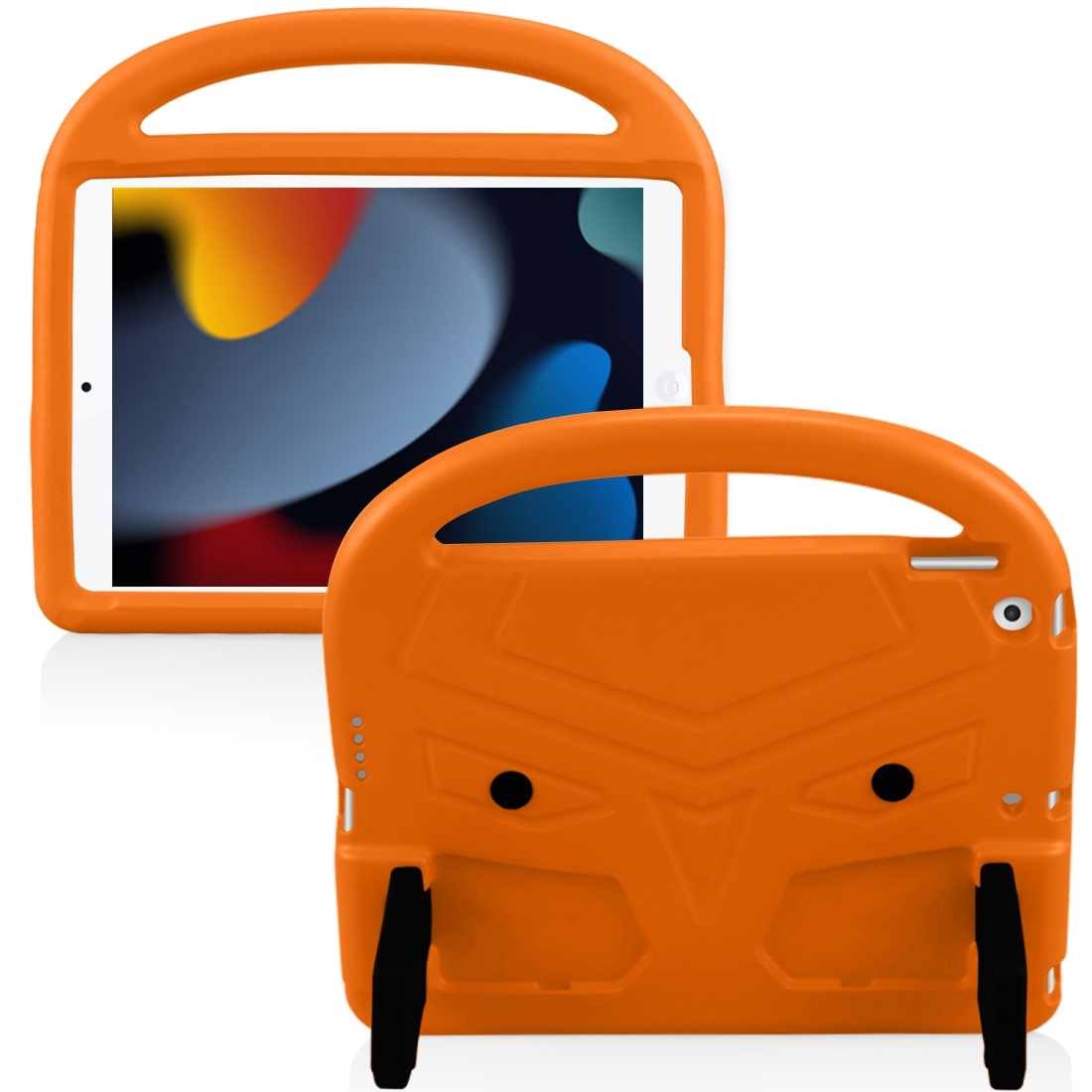 For iPad 10.2 Sparrow Style EVA Material Children Shockproof Casing Shell(Orange) - Shopkiz.com
