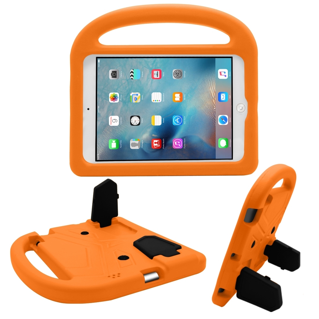 For iPad 4/3/2 Sparrow Style EVA Material Children Shockproof Casing Shell(Orang) - Shopkiz.com