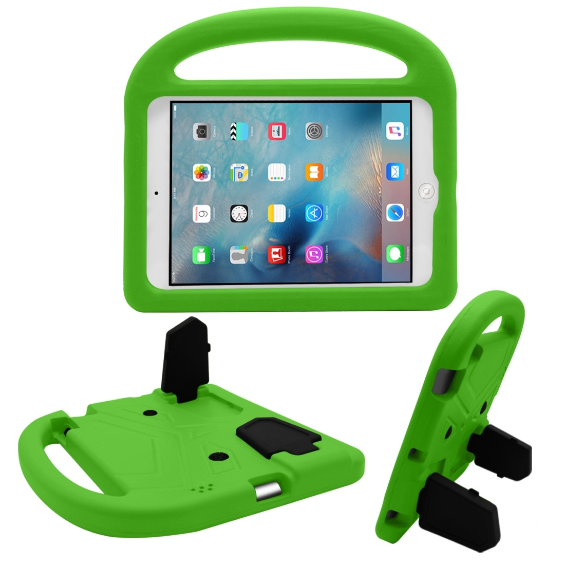 For iPad 4/3/2 Sparrow Style EVA Material Children Shockproof Casing Shell(Green) - Shopkiz.com