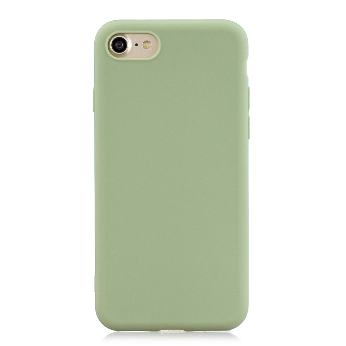 For iPhone SE 2022 / SE 2020 Solid Color Frosted TPU Phone Case(Green) - Shopkiz.com