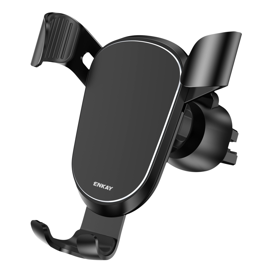 ENKAY ENK-CM101 Automatic Induction Gravity Car Mount Rotation Car Air Vent Mount Phone Holder(Black) - Shopkiz.com