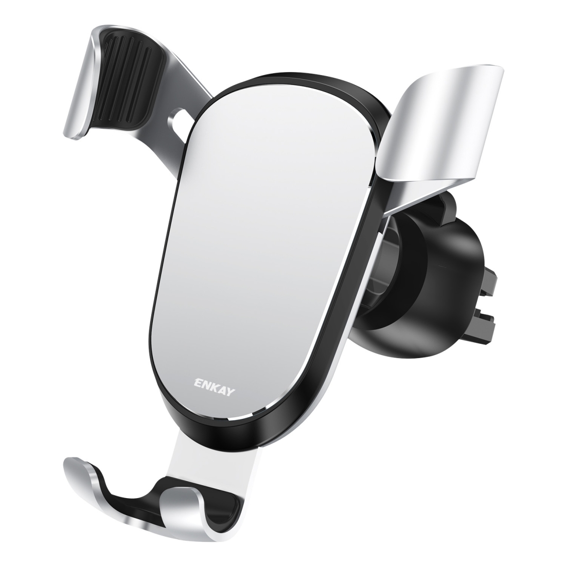 ENKAY ENK-CM101 Automatic Induction Gravity Car Mount Rotation Car Air Vent Mount Phone Holder(Silver) - Shopkiz.com