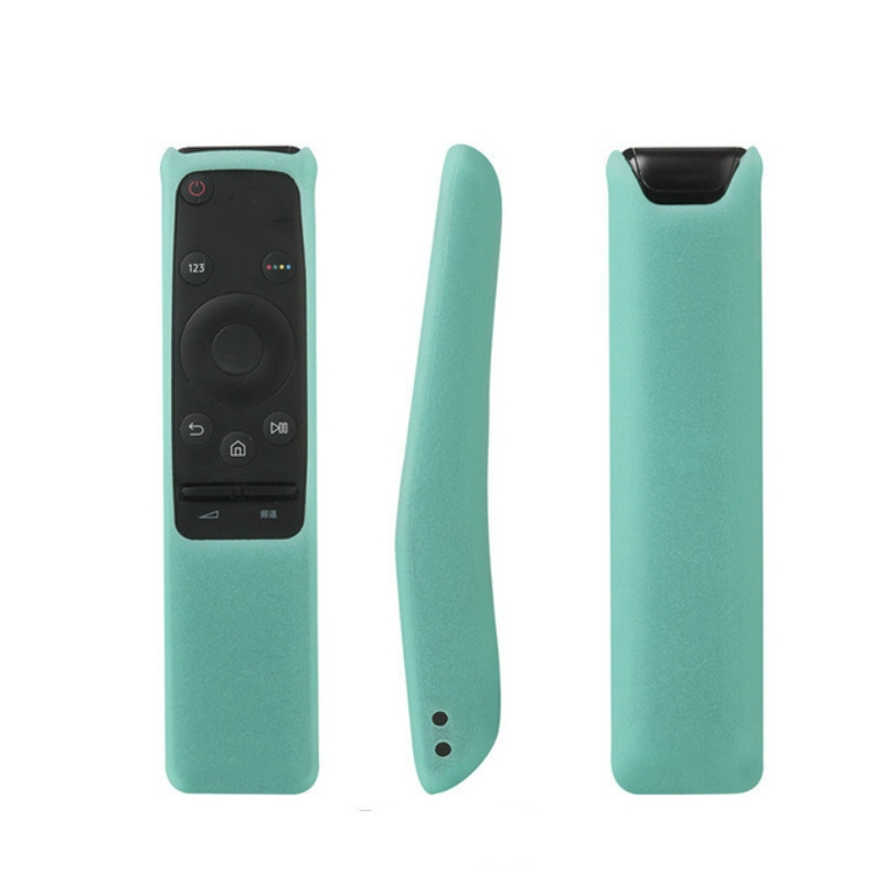 Universal Waterproof Anti-drop Silicone Remote Controller Protective Cover Case for Samsung Smart TV(Turquoise Blue) - Shopkiz.com