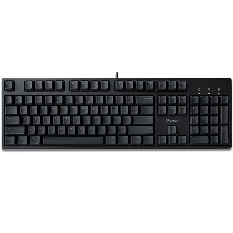 Rapoo V860 Desktop Wired Gaming Mechanical Keyboard, Specifications:104 Keys(Green Shaft) - Shopkiz.com