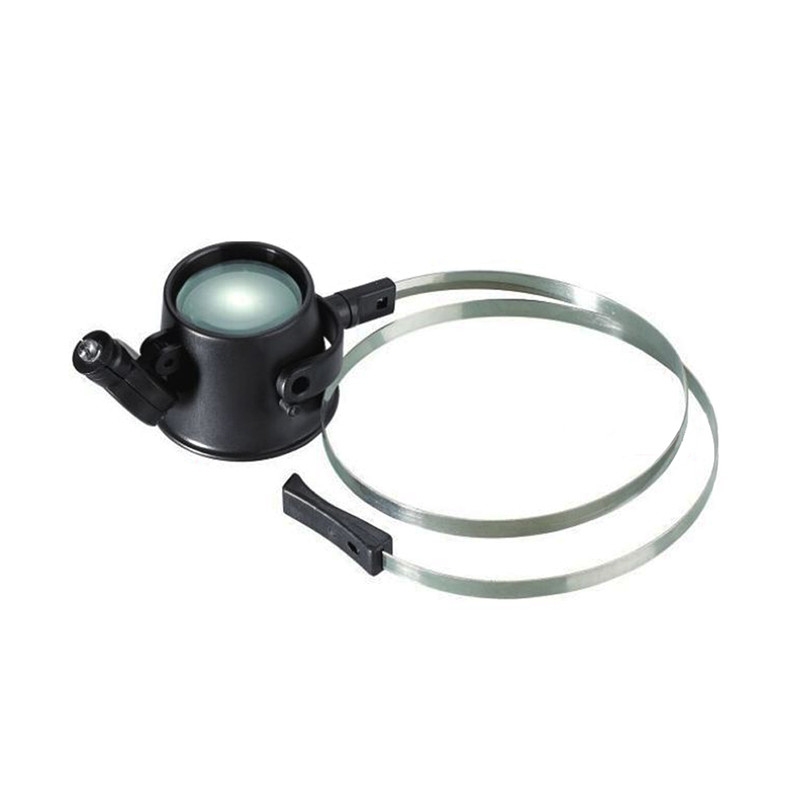 15X LED Lighted Hands-free Eye-Loupe Head Band Watch Repair Magnifier - Shopkiz.com