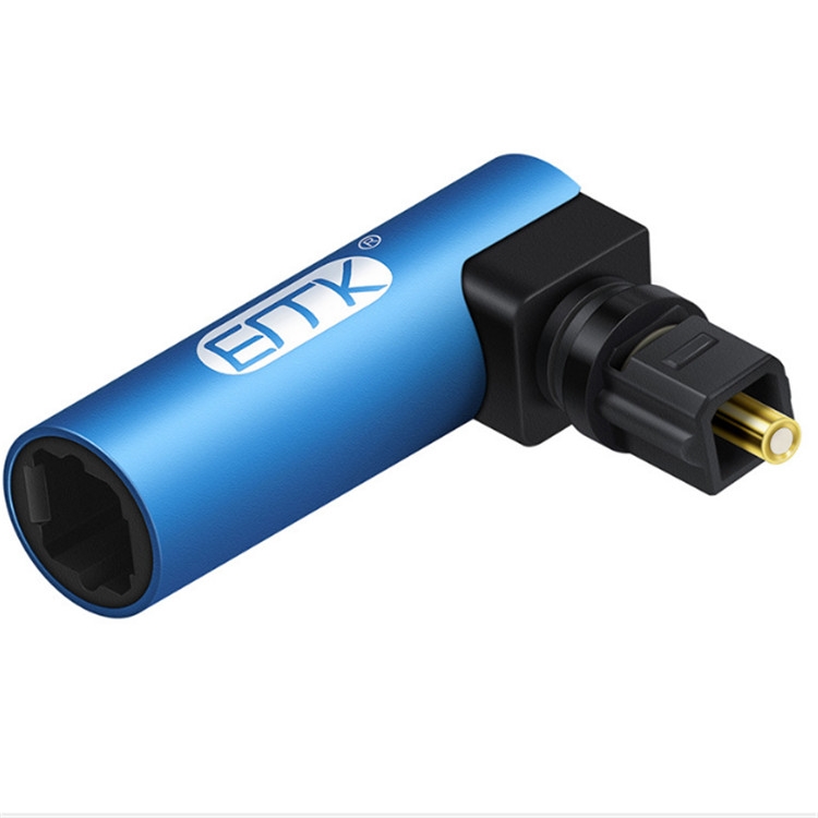 EMK Square Port To Square Port Optical Fiber Conversion Head Audio Adapter - Shopkiz.com