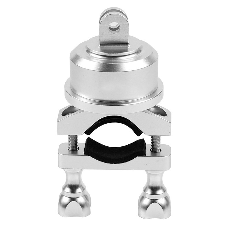 Aluminum Alloy 360 Degree Rotating Base Bike Camera Mount for Action Camera(Silver) - Shopkiz.com