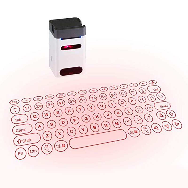 Guard Bird Bluetooth Laser Projection Keyboard + Mouse (set) + Mobile Phone Bracket - Shopkiz.com