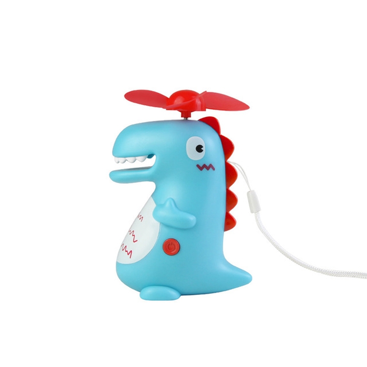 Cute Girl Heart Creative Dinosaur Children Student Portable Handheld Mini USB Small Fan(Blue) - Shopkiz.com