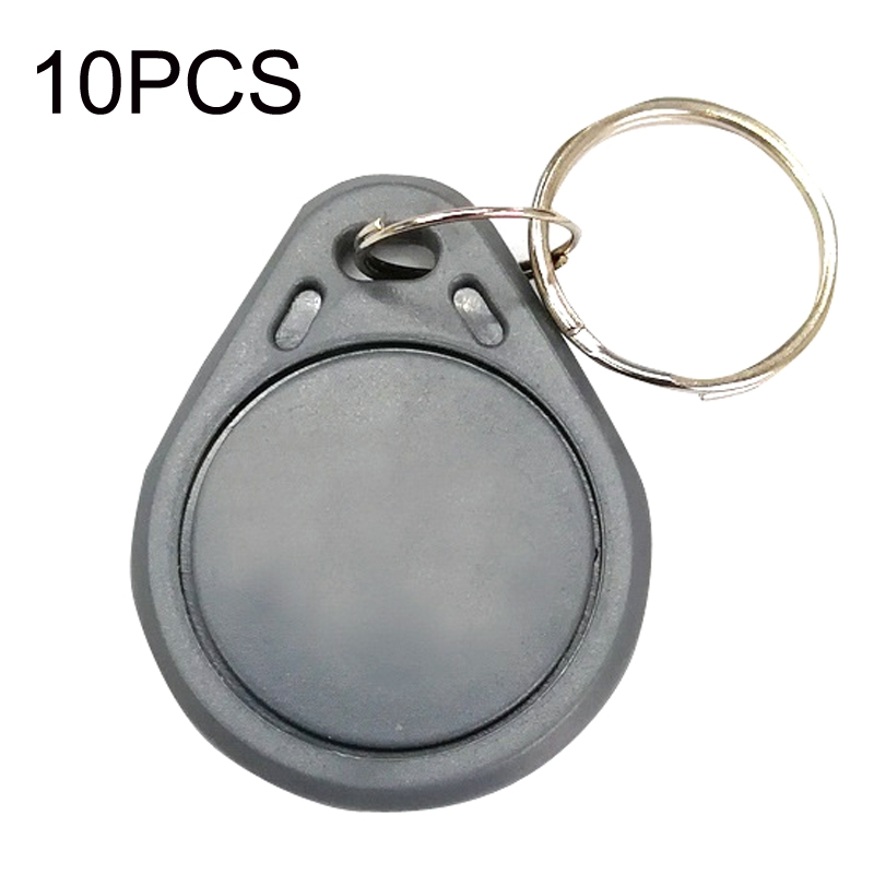 10PCS IC Access Control Card Entree Control M1 Compatibel Fudan Rfid 13.56Mhz Keyfob Sleutelhanger Tag Sleutelhanger(Gray) - Shopkiz.com