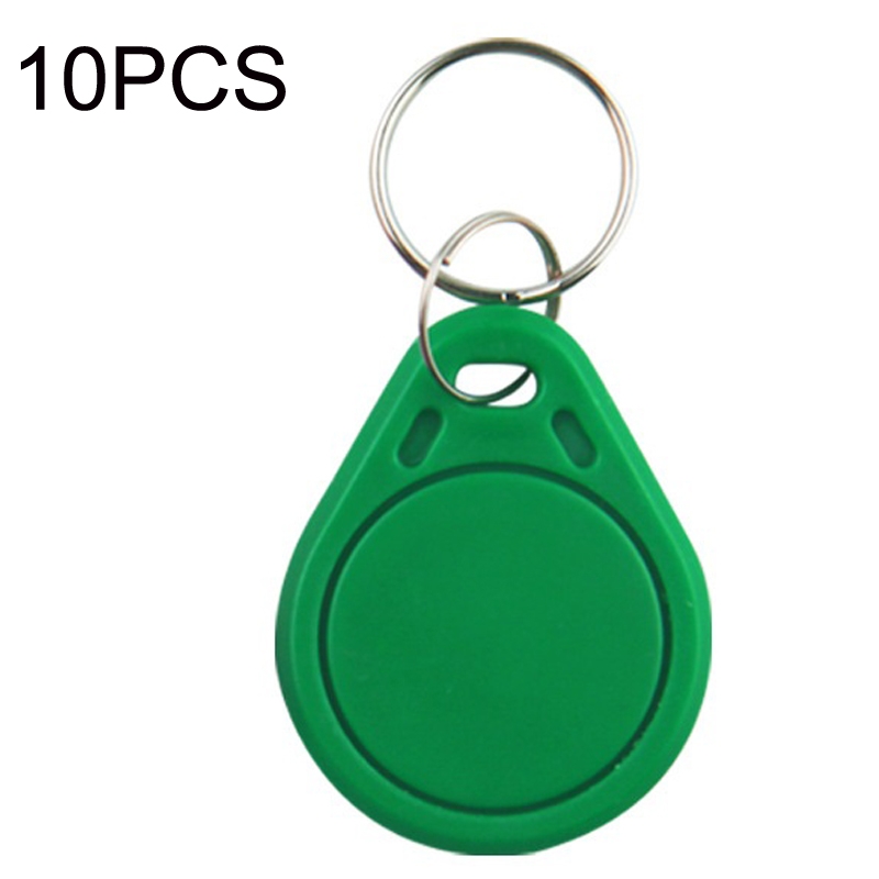 10PCS IC Access Control Card Entree Control M1 Compatibel Fudan Rfid 13.56Mhz Keyfob Sleutelhanger Tag Sleutelhanger(Green) - Shopkiz.com