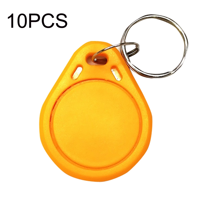 10PCS IC Access Control Card Entree Control M1 Compatibel Fudan Rfid 13.56Mhz Keyfob Sleutelhanger Tag Sleutelhanger(Orange) - Shopkiz.com