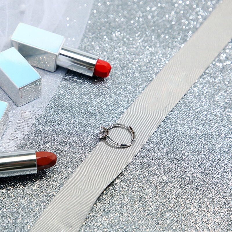 Sparkling Backdrops Cloth Jewelry Rings Shooting Background, Size: 140 x 300cm(Bright Silver) - Shopkiz.com