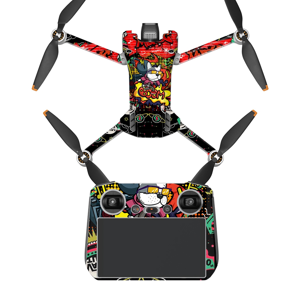Full Surround Style Waterproof  Sticker For DJI Mini 3 Pro RC With Screen Version(Mn3-13) - Shopkiz.com