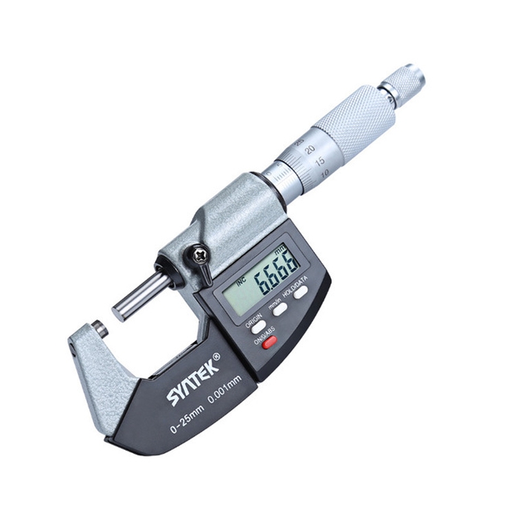 Digital Display Outer Diameter Micrometer 0.001mm High Precision Electronic Spiral Micrometer Thickness Gauge, Model:25-50mm - Shopkiz.com