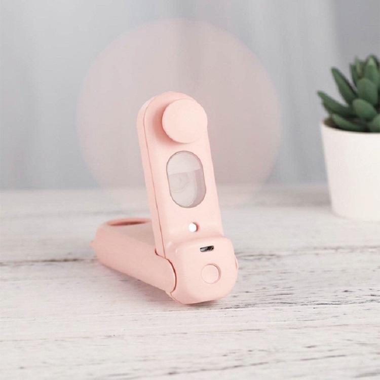 Portable Handheld Multifunction Fold Spray Fan Mini Electric Fan(Girl Pink) - Shopkiz.com