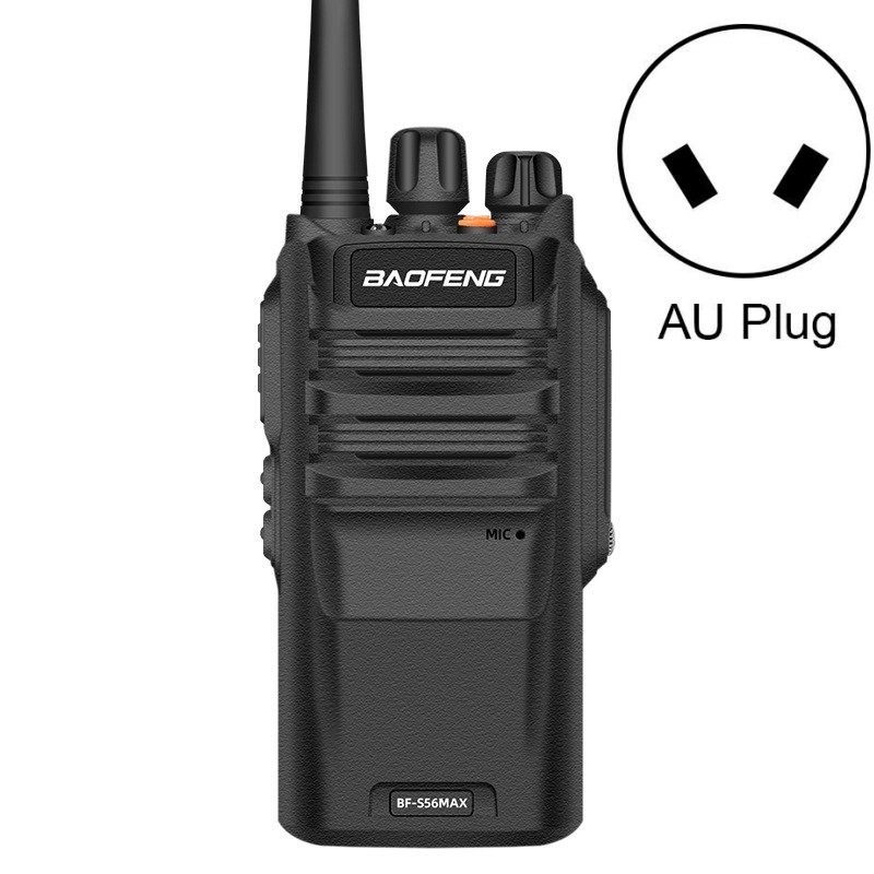 Baofeng BF-S56MAX High-power Waterproof Handheld Communication Device Walkie-talkie, Plug Specifications:AU Plug - Shopkiz.com