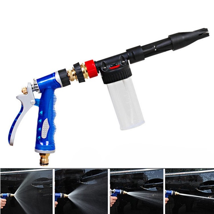 Foam Pot Car Wash Water Gun Garden Water Gun High Pressure Lengthened Foam Spray Gun - Shopkiz.com