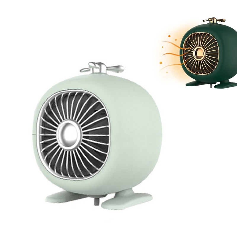 M1 Home Office Student Dormitory Mini  Portable Silent Desktop Speed Heater CN Plug(Mint Green) - Shopkiz.com