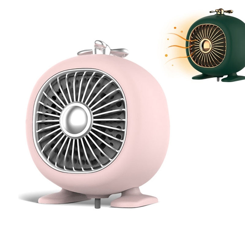 M1 Home Office Student Dormitory Mini  Portable Silent Desktop Speed Heater CN Plug(Pink) - Shopkiz.com