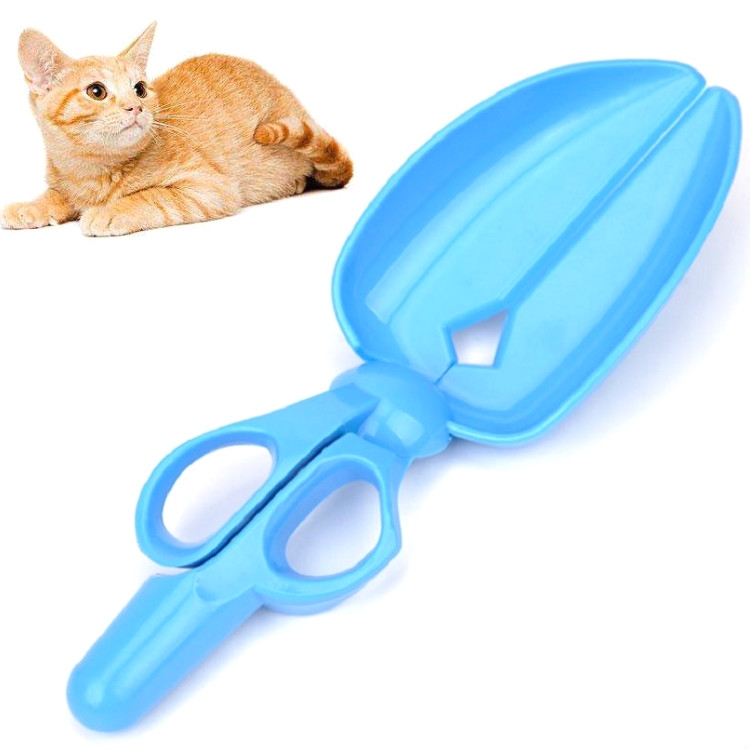 Dog Cat Pit Picker Pet Manure Picker Scissor Type Poop Shovel Pet Cleaning Products(Blue) - Shopkiz.com