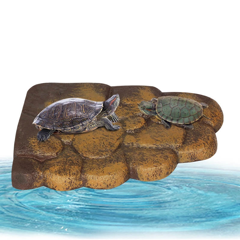 Large Water Turtle Sun Terrace Floating Island Calcium Supplement Sun Back Climbing Platform - Shopkiz.com