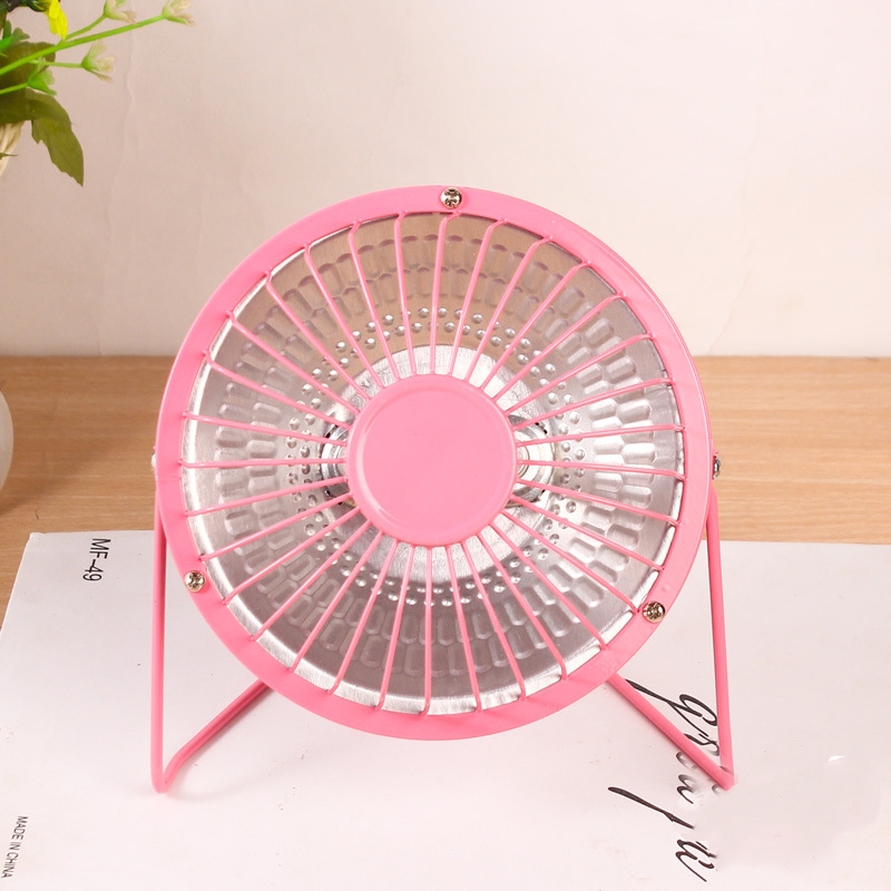 Household Heater Small Sun Electric Fan Mini Heater Desktop Heater, CN Plug, Colour: (Four Inches) Pink - Shopkiz.com