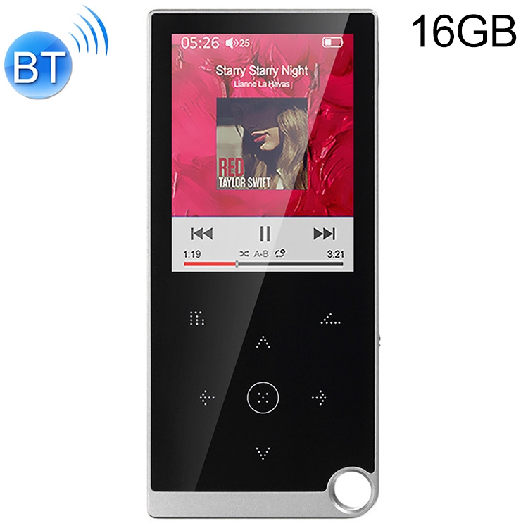 E05 2.4 inch Touch-Button MP4 / MP3 Lossless Music Player, Support E-Book / Alarm Clock / Timer Shutdown, Memory Capacity: 16GB Bluetooth