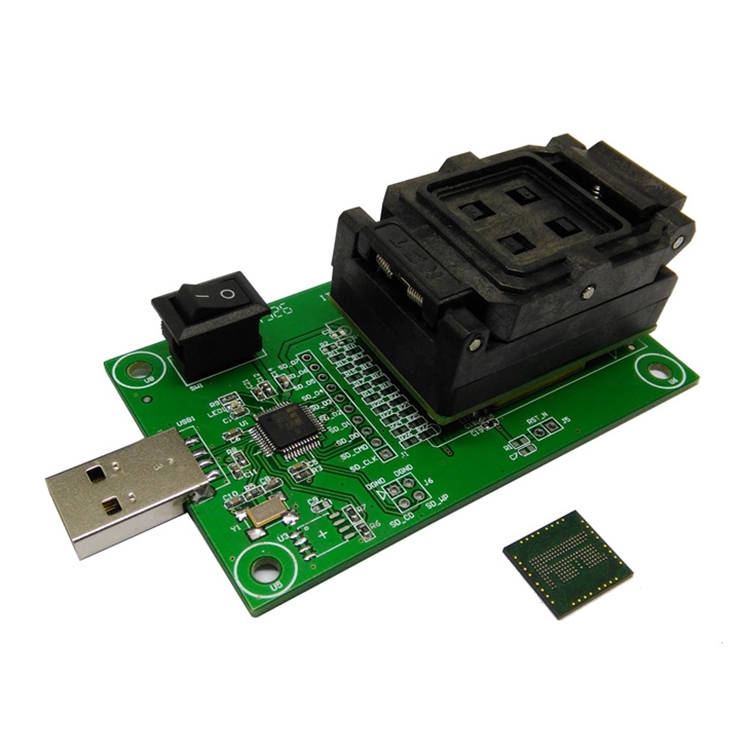 EMCP162/168 Flip Shrapnel To USB Test Socket EMCP Programming Socket Mobile Phone Font Read-Write Socket - Shopkiz.com
