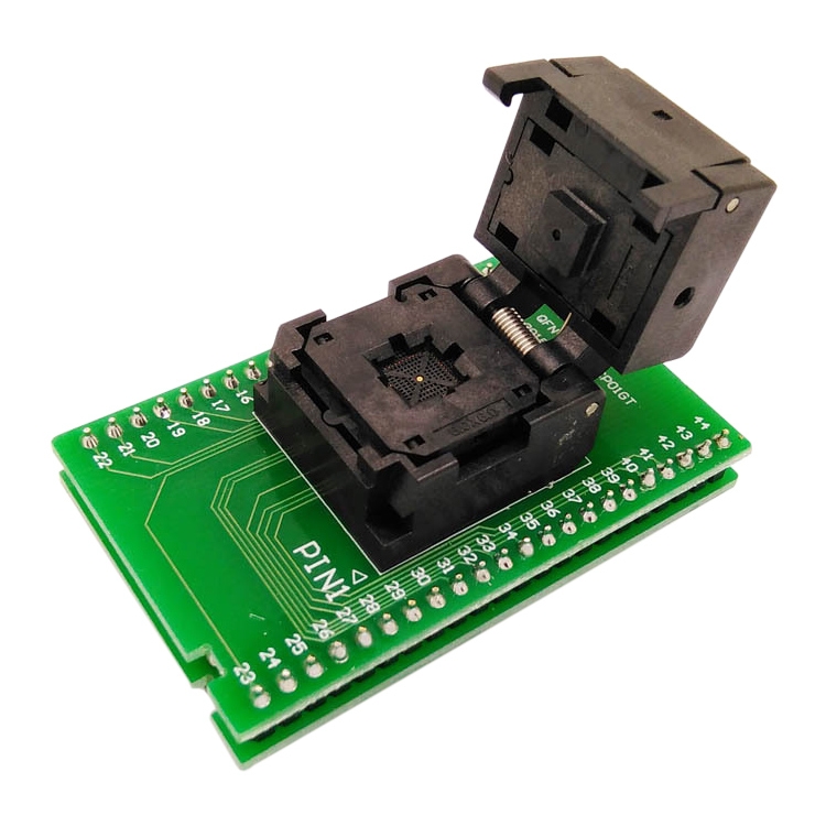 QFN44-0.5 Flip Shrapnel Burn Socket Test Socket Programmer - Shopkiz.com