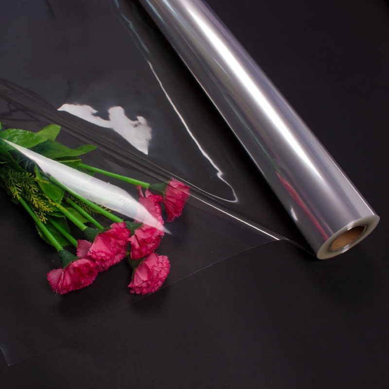 2.5 Silk 80cmx60m Bouquet Wrapping Paper Waterproof Material Transparent Flower Gift Wrapping Paper - Shopkiz.com