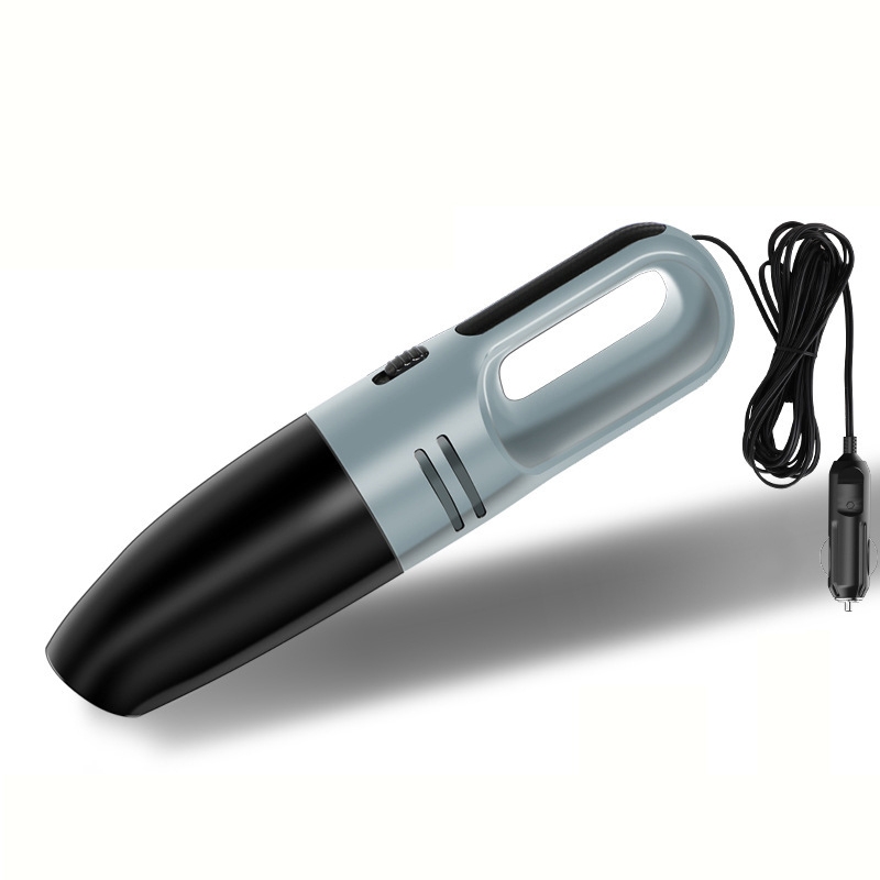 Car Handheld Portable Vacuum Cleaner Small Car Vacuum Cleaner Wired Black Gray - Shopkiz.com