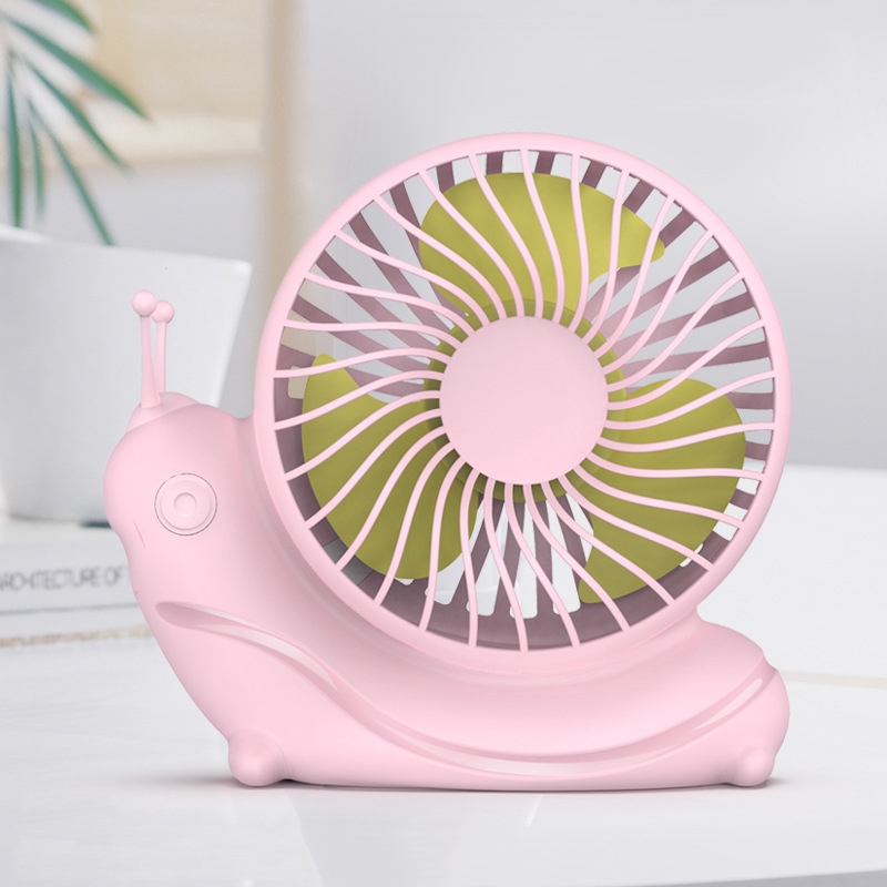 GT-05 Mini Portable USB Snail Fan(Pink) - Shopkiz.com