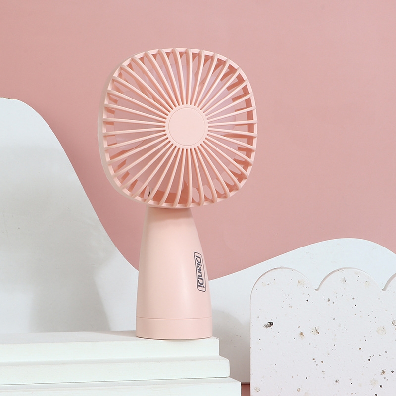 DainDi With Lights Hand-Held Small Fan Portable USB Charging Fan(Pink) - Shopkiz.com