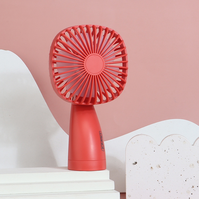 DainDi With Lights Hand-Held Small Fan Portable USB Charging Fan(Red) - Shopkiz.com