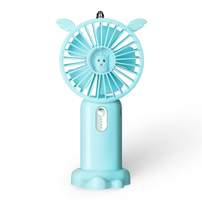 N12 Office Desktop USB Handheld Mini Fan, Fan diameter: 3000 MAH(Sky Blue) - Shopkiz.com