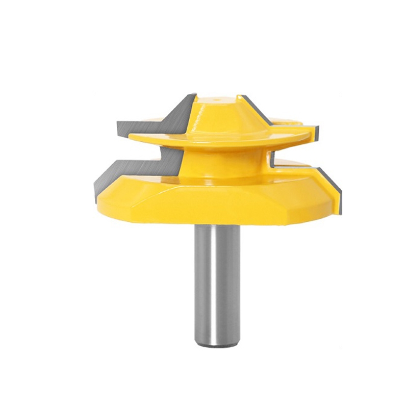 Woodworking Engraving Machine Milling Cutter 45 Degree Jointing Knife, Model: 1/2x2-3/4mm - Shopkiz.com